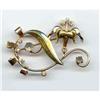Image 1 : SALE Enzell Sterling Retro Rhinestone Pin #2257074