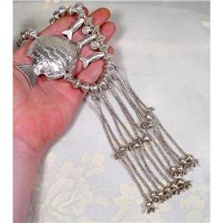 Hilltribe Silver Fish Necklace~178G  #2257227