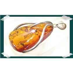 immaculate SHOWY Honey BALTIC Amber Sterling#2257413
