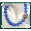 Image 1 : Vibrant Matte Chalcedony STERLING SILVER #2257455