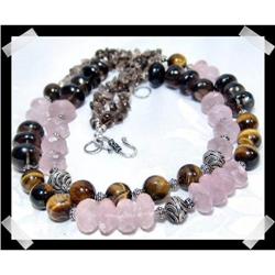 Sexy PINK Rose Quartz Smoky Quartz Gemstone #2257513