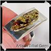 Image 1 : UNIQUE Designer Baltic Amber Sterling Ring~size#2257541
