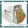 Image 1 : ONE of a Kind~HANDCRAFTEDTurquoise Silver Cuff #2257626