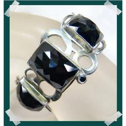 Absolutely Enchanting FULLY Faceted BLACK onyx #2257655