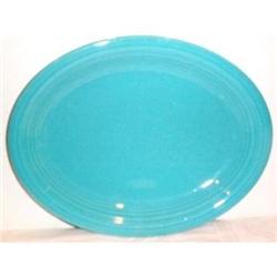 Vintage Fiesta Turquoise Oval Platter #2257876