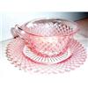 Pink Miss America Depression Glass Cup Saucer #2257895