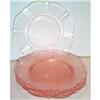 Six Pink American Sweetheart Sherbet Plates #2257910