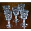 Image 1 : 8 Early 20th Century Crystal Goblets #2257938
