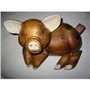 Image 1 : Solid Wood Sculpture of A Pig in sitting #2258082