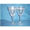 Image 1 : 2 MORGANTOWN BRAMBLE ROSE WATER GOBLETS CIRCA #2258096