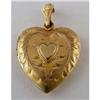 Image 1 : Locket Heart shaped 2 Pics c1940 V.Pretty #2258293