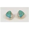 Image 1 : Earings by Barse. Turquoise & Sterling #2258314
