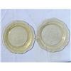 Pair of Amber Imperial Patrician Plates #2258365
