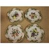 Image 1 : 4 ANTIQUE LIMOGE STYLE BAROQUE FRUIT PLATES #2258472
