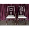 Image 1 : 8 ANTIQUE STYLE CHIPPENDALE DINING CHAIR CHAIRS#2258602