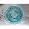 North Wood Meander Blue Opalescent Nut Bowl - #2258773