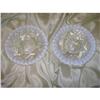 2 North Wood Plates- Ruffled- Jewel & Drape #2258783