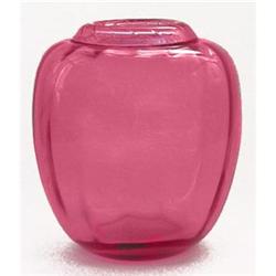 Cranberry Glass Art Deco Vase #2265914