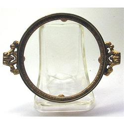 APOLLO Gilded Brass and Glass Perfume Tray #2265954