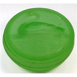 SWIMMING SWAN Art Deco Glass Powder Jar (Sml) #2265958