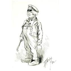 Dutch Boy, Original Caricature Drawing by James#2266022