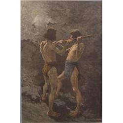 Frederic Remington - Wood Engraving  #2266023