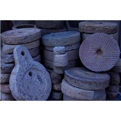 Antique GARDEN MILL STONE / Garden Grain Rustic#2266025