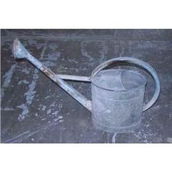 VINTAGE 1930S GERMAN GALVANIZED STEEL WATERING #2266038