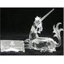 Swarovski Unicorn 1996 Plaque Crystal MINT #2266285