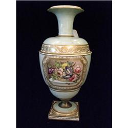 19th Cent Hand Painted Vase/Lamp Base #2266353