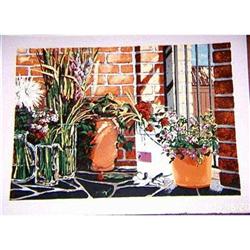 Gregory Johnson, Patio Reflections, Signed SS #2266369