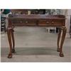 Image 1 : ANTIQUE CHIPPENDALE BALL CLAW STYLE TABLE DESK #2266435