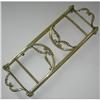 Image 1 : Unusual Victorian Brass Sliding Book Rack #2266484