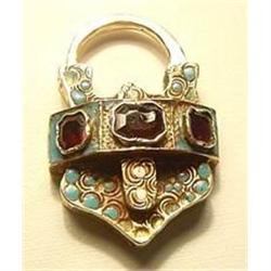 Antique Georgian Padlock  Pendant #2266583