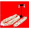 Image 1 : Fresh Water Pearl Set With Gold & Diamonds #2266629