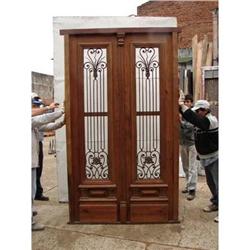 Amazing double door with worught iron, must #2279295