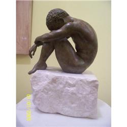 Impressive Nude Male Bronze, Possible Gay #2279454