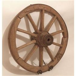 ANTIQUE WOOD WAGON WHEEL / TABLE #2279666