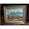 Image 1 : Mid Cen. Fauvist Style Italian Coast, Boats #2279697