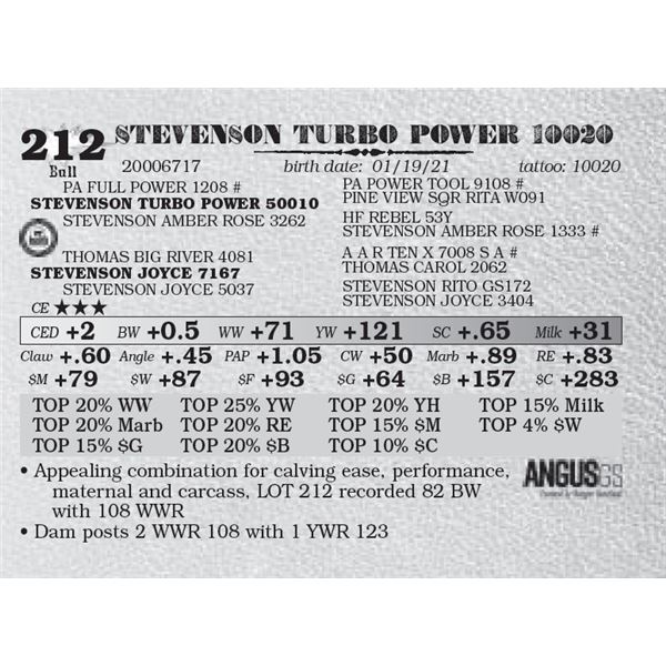 STEVENSON TURBO POWER 10020