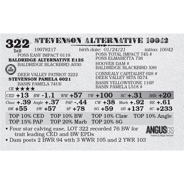 STEVENSON ALTERNATIVE 10042