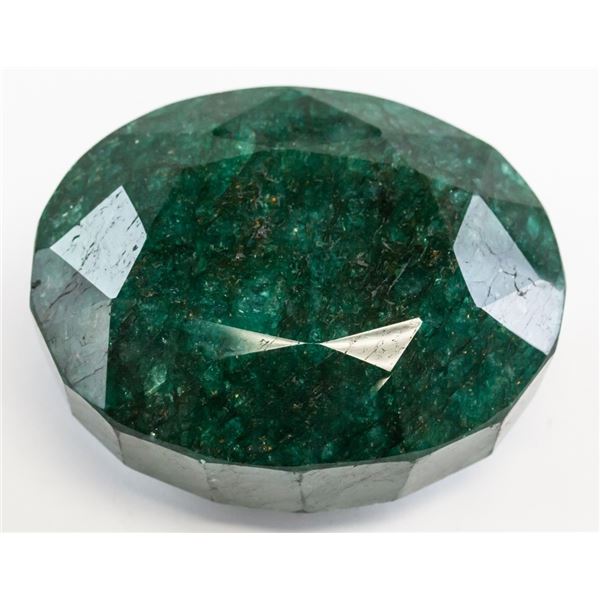 991.78ct Oval Cut Green Natural Emerald IGL&I