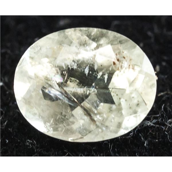 2.90ct Oval Cut Yellow Natural Heliodor GLI