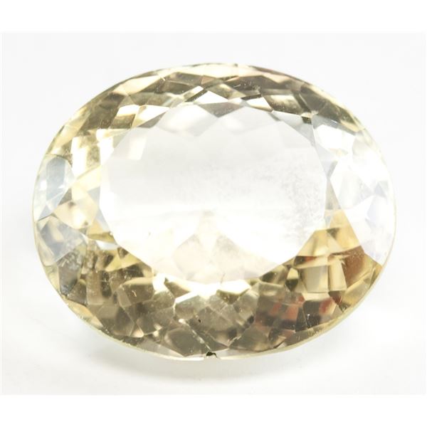 36.08ct Oval Cut Yellow Citrine IDT