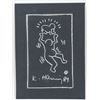 Image 2 : American White Chalk on Paper Signed K. Haring