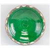 Image 2 : Greek Green Bowl with Copper Decorative Rim