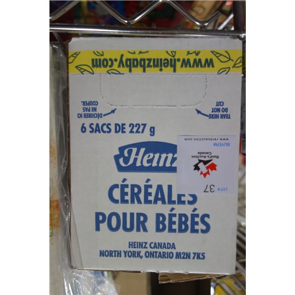 6 Sacks of Baby Cereal