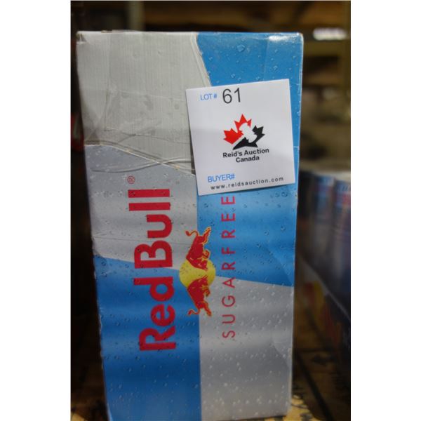 Case of 12 Sugar Free Red Bull