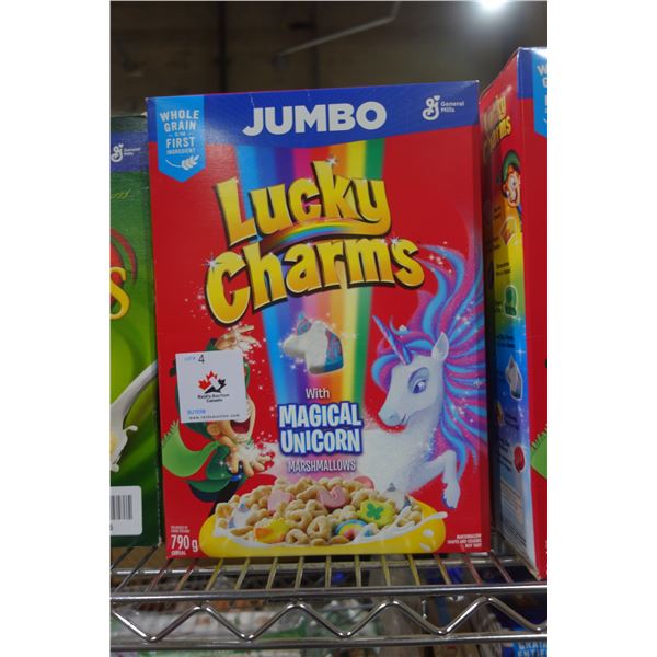6 Boxes - 790g Lucky Charms