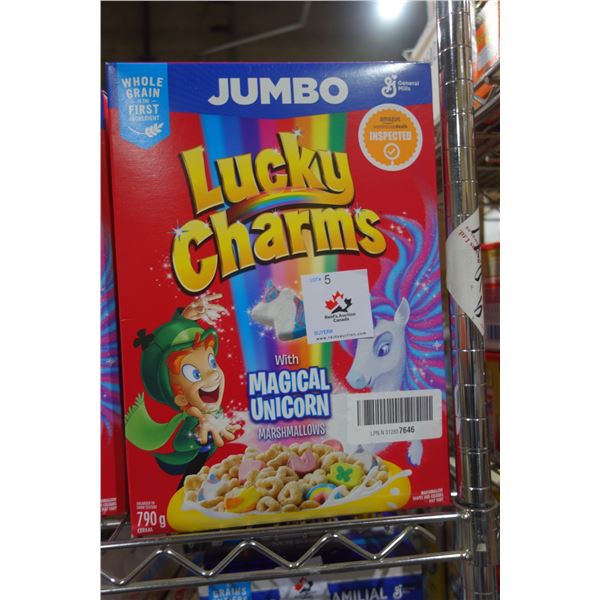 6 Boxes - 790g Lucky Charms